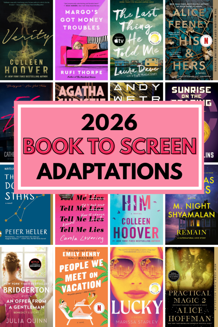 2026 Book to Screen Adaptations Coming this Year