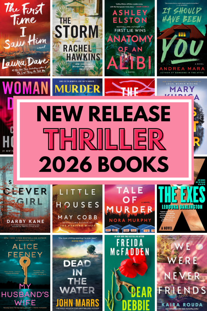Best new Thriller book releases in 2026