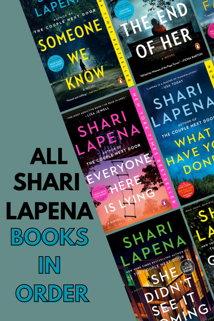 How to read Shari Lapena books in order