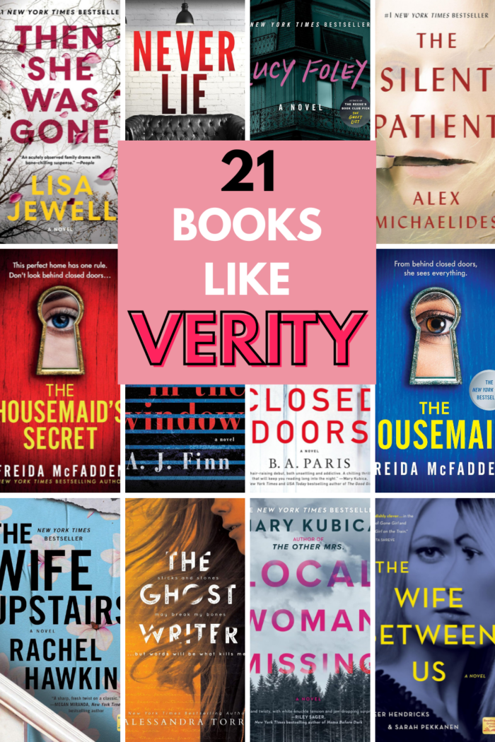 21 Excitingly eerie books like Verity for thriller fans