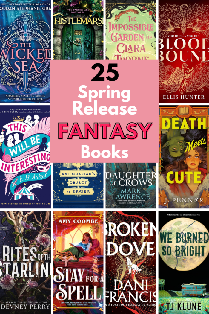 Most anticipated Fantasy books releasing Spring 2026
