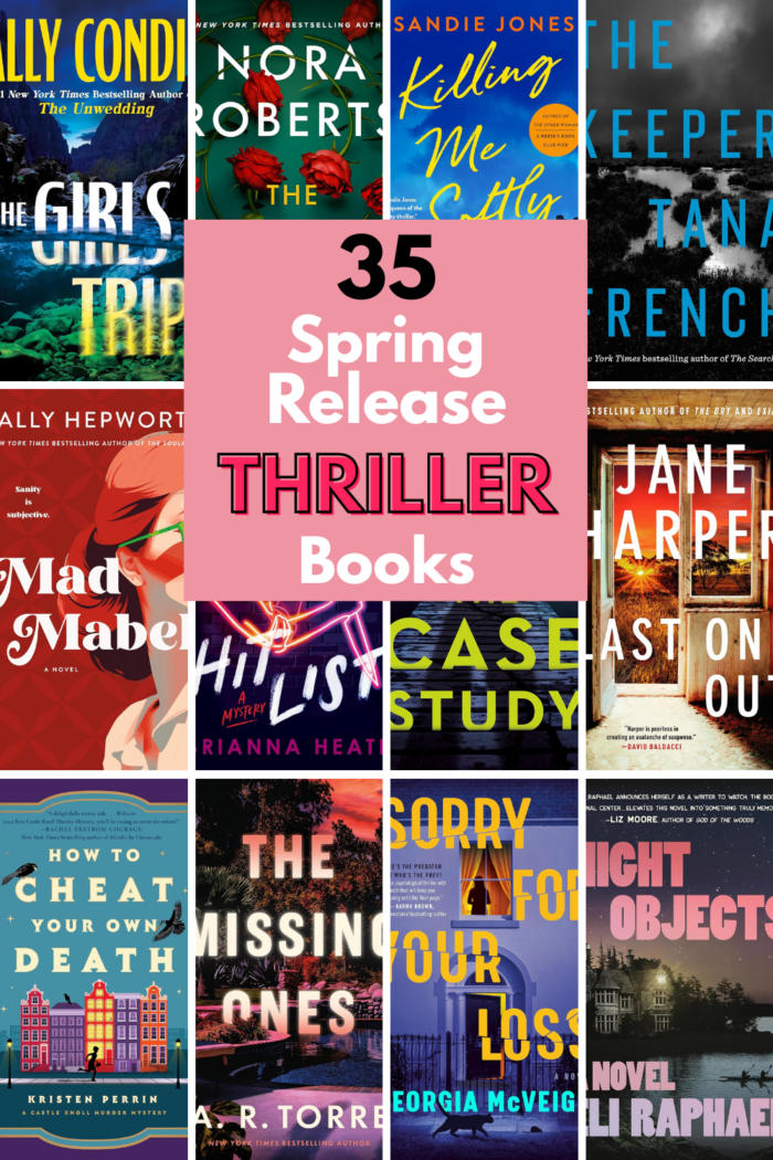 Most anticipated Thriller books releasing Spring 2026