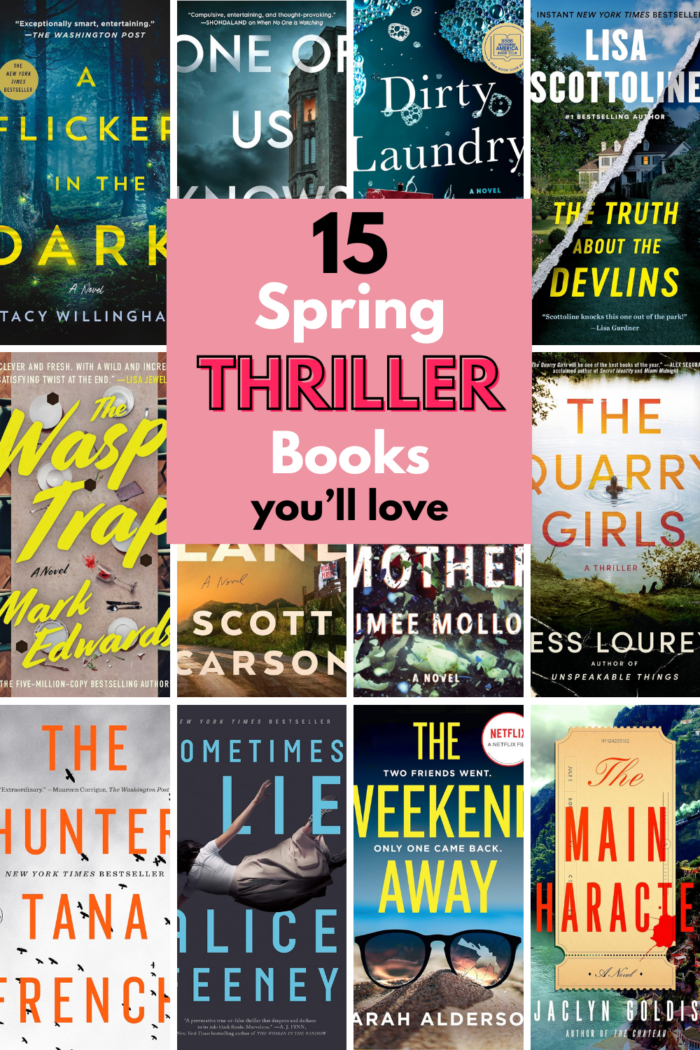 15 Spring Thriller books to read this season
