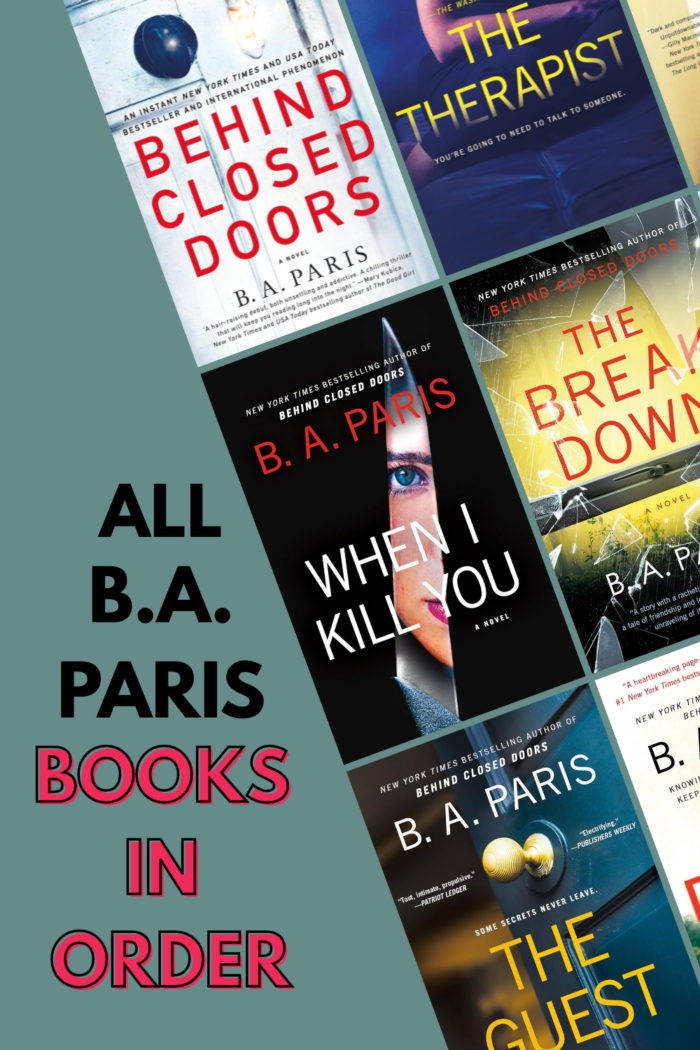 How to read B.A. Paris books in order