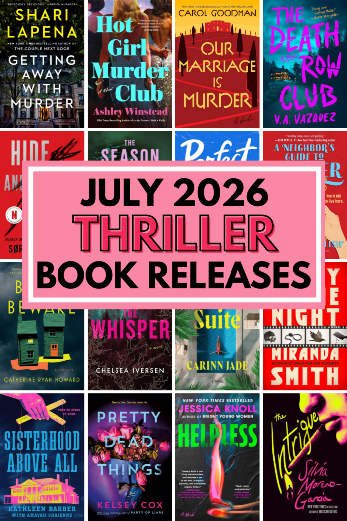 July 2026 Thriller new releases