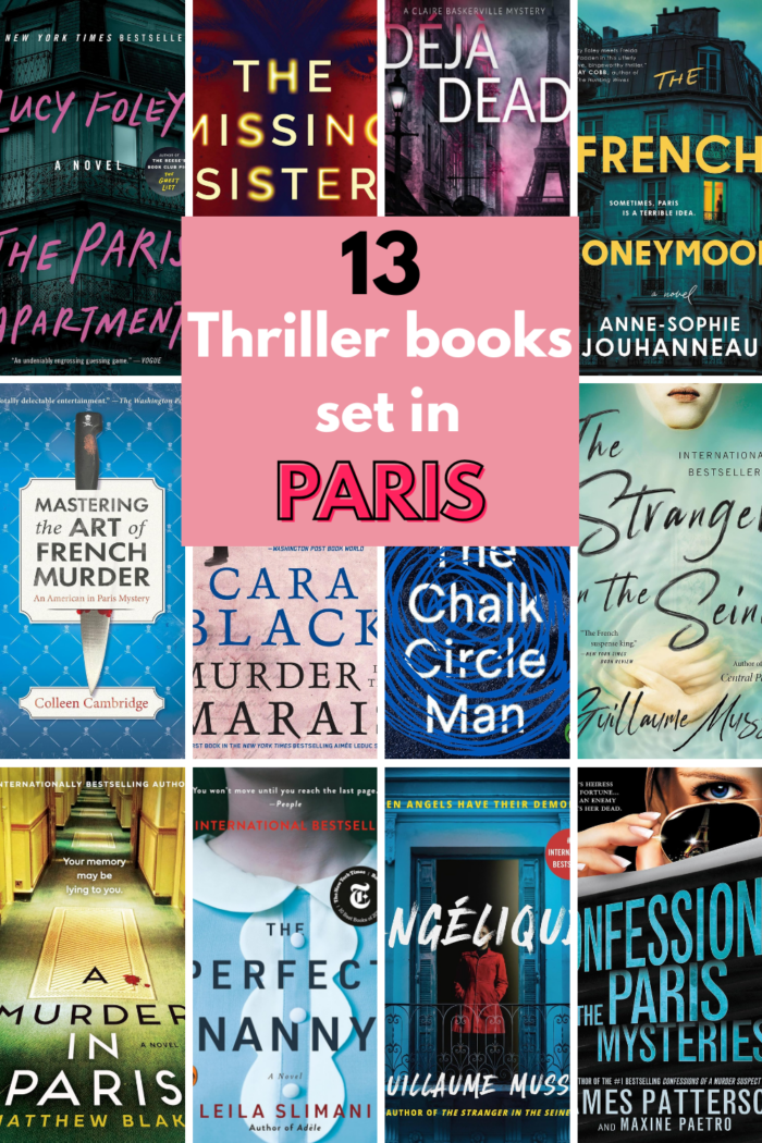 The best Thriller books set in Paris