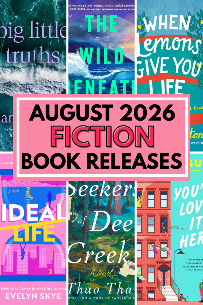 August 2026 Fiction book releases