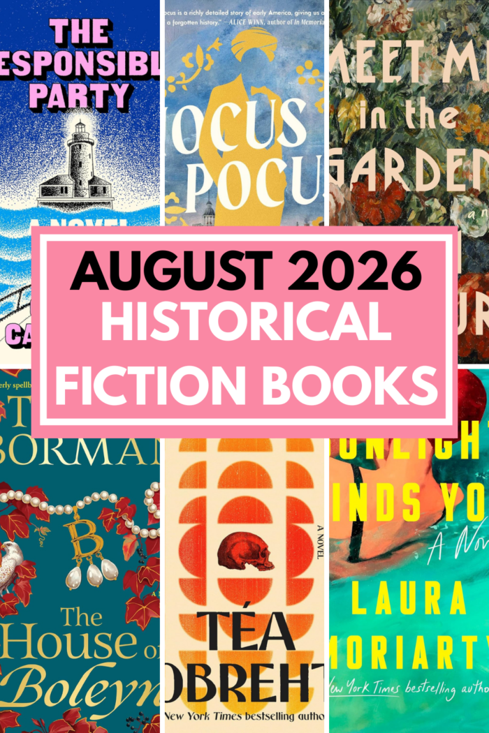 August 2026 Historical Fiction new book releases