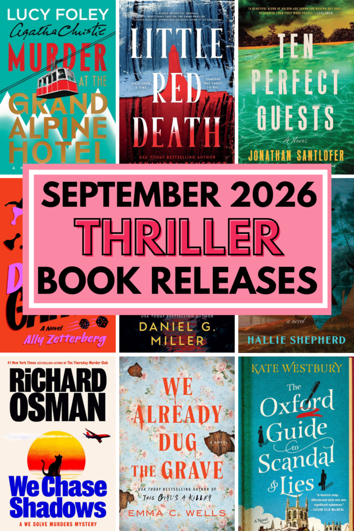 September 2026 Thriller new book releases